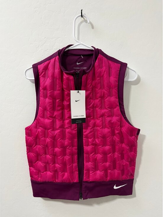 Nike Jackets & Blazers - New $200 Nike AeroLoft Running Golf Vest Purple Pink Therma fit ADV Womens Small